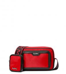 Michael Kors Red Lautner Small Crossbody Bag