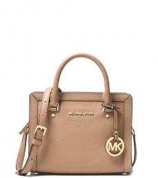 Michael Kors Light Brown Collins Small Satchel