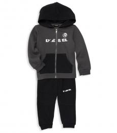 Diesel 2 Piece Hoodie/Joggers Set (Baby Boys)