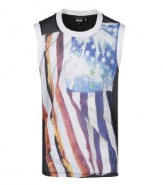 Just Cavalli Multicolor Graphic Print T-Shirt