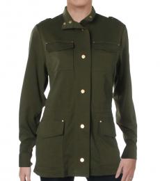 Ralph Lauren Green Cotton Utility Jacket