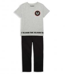 True Religion 2 Piece T-Shirt/Pants Set (Little Boys)