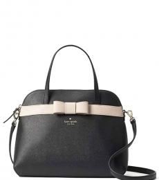 Kate Spade Black/Warm Beige Kirk Park Julita Medium Satchel