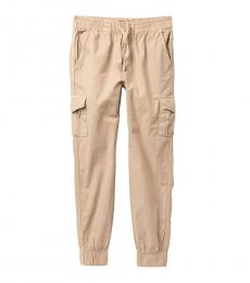 7 For All Mankind Boys Stone Cargo Pocket Joggers
