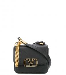 Valentino Garavani Black V Sling Mini Crossbody