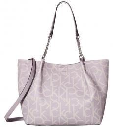Calvin Klein Dusty Lilac Reversible Large Tote