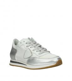 White Silver Tropez Sneakers