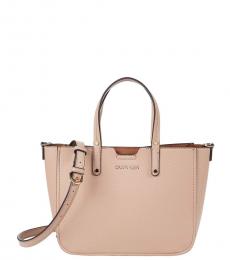 Calvin Klein Pale Rose Dilan Novelty Small Satchel