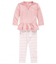 Ralph Lauren 2 Piece Top/Leggings Set (Baby Girls)