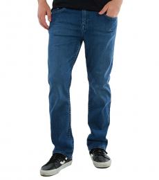 True Religion Blue Ricky Straight Fit Jeans