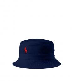 Ralph Lauren Navy Blue Bucket Hat