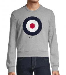 Ben Sherman Grey Signature Target Graphic Sweatshirt