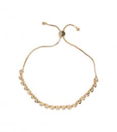 Golden Crystal Heart Slider Bracelet