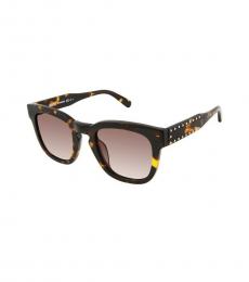 Black Havana Square Sunglasses