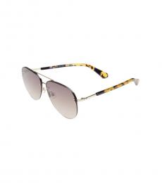Kate Spade Brown Havana Jakaylas Aviator Sunglasses