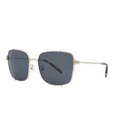 Tory Burch Dark Grey Square Sunglasses