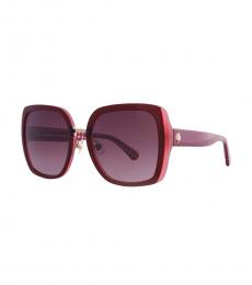 Kate Spade Red Shaded Sport Sunglasses