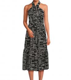 Karl Lagerfeld Blackwhite Polka Dot Midi Dress