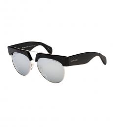 Silver-Black Milan Sunglasses