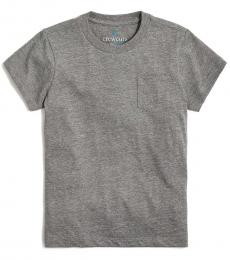 Boys Grey Pocket T-Shirt