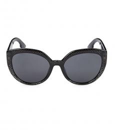 Black Silver Cat Eye Sunglasses