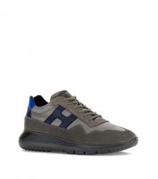 Hogan Grey Blue Icon Sneakers