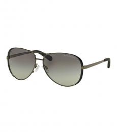 Grey Chelsea Aviator Sunglasses
