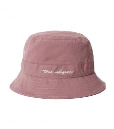 True Religion Dusty Pink Bucket Hat