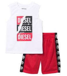 Diesel 2 Piece Tank/Shorts Set (Little Boys)