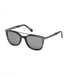 Ermenegildo Zegna Black Havana Stately Sunglasses