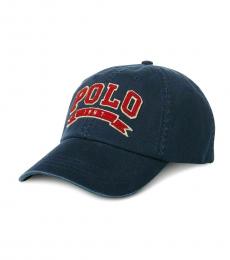 Ralph Lauren Cruise Navy Twill Baseball Cap