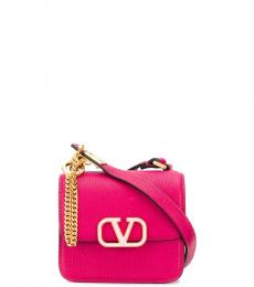 Valentino Garavani Fuchsia V Sling Mini Crossbody
