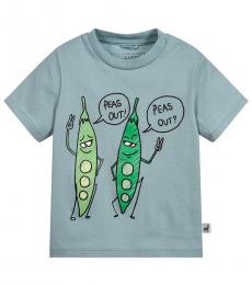 Stella McCartney Baby Boys Blue Peas T-Shirt