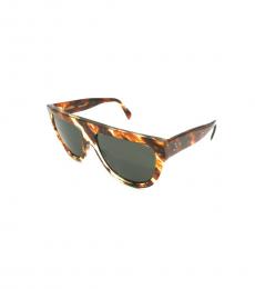 Celine Brown Striped Sunglasses