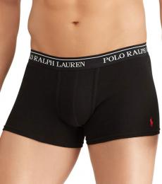 Ralph Lauren Black 3-Pack Classic-Fit Trunks