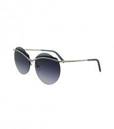 Marc Jacobs Silver-Grey Round Voguish Sunglasses