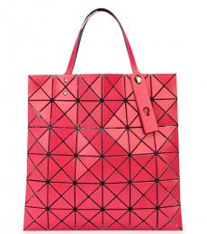 Bao Bao Issey Miyake Pink/Coral Lucent Matte Medium Tote