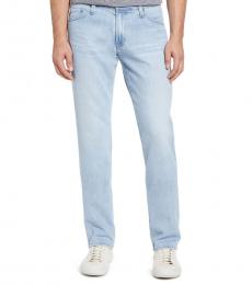 AG Adriano Goldschmied Light Blue Graduate Slim Straight Jeans