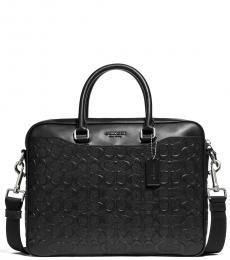 Coach Black Beckett Compact Large Briefcase Bag