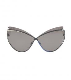 Christian Dior White Cat Eye Sunglasses