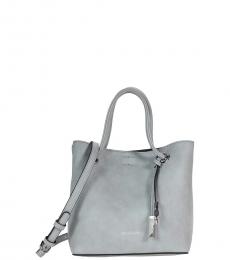 Calvin Klein Grey Gabrianna Bubble Mini Satchel