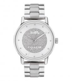 Silver Grand Crystal Dial Watch