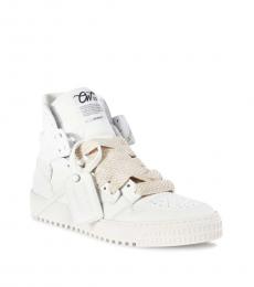 Off-White White High Top Logo Sneakers