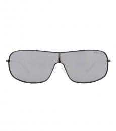 Michael Kors Black Aix Mirrored Sunglasses