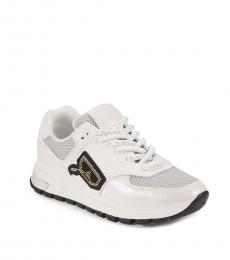 Karl Lagerfeld White Low-Top Sneakers