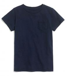 Boys Navy Pocket T-Shirt