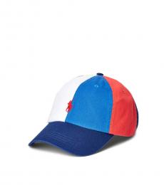 Ralph Lauren Multi-Color Blocked Chino Ball Cap