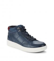 Dark Blue Malanno High Top Sneakers