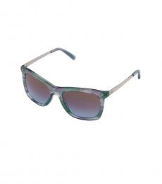 Michael Kors Teal Floral-Brown Lex Sunglasses