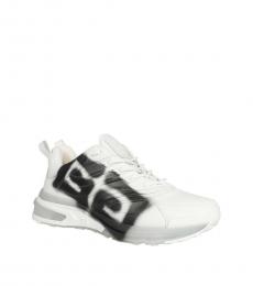 Givenchy White Logo Print Sneakers